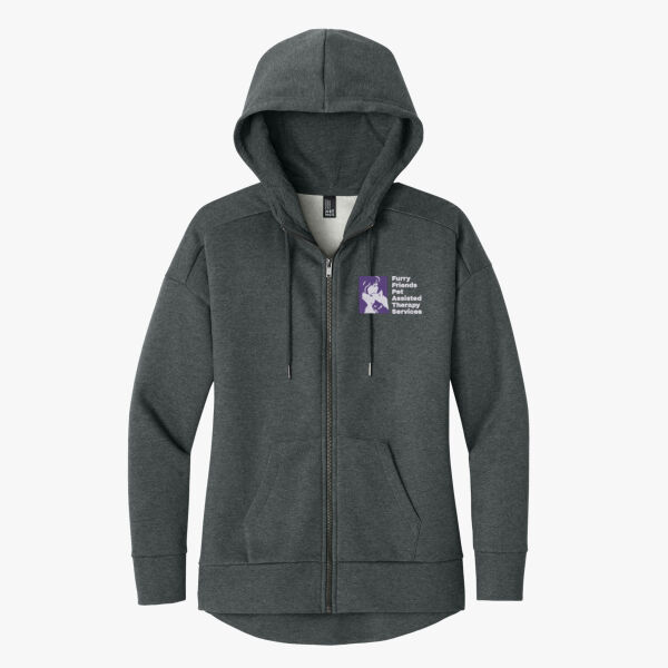 Women's Perfect Weight ® Fleece Drop Shoulder Full Zip Hoodie Thumbnail