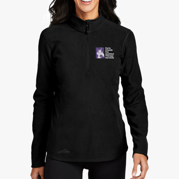 Ladies 1/2 Zip Microfleece Jacket Thumbnail