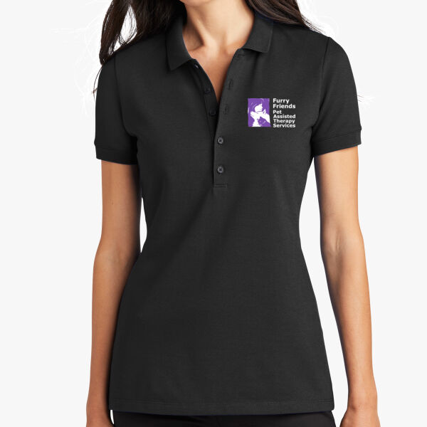 Women's Stretch Heavyweight Pique Polo Thumbnail